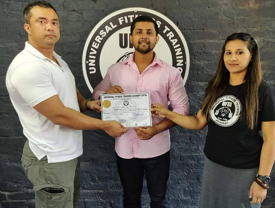 Fitness certification ceremony - Training completion
